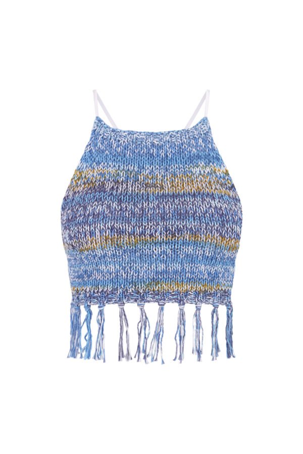 SUNKISSED KNIT TOP (with fringes) - Imagen 4